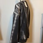 🩵NWT🩵 WOMENS 100% COTTON TIE DYE CREWNECK SWEATSHIRT BLACK & WHITE SIZE LG Photo 3