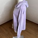 Jane and Delancey  Hooded Sweatshirt Size Medium‎ Lilac Lavender Eyelet Pockets Photo 8