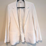 Zadig & Voltaire VOLLY Crepe White Blazer Wings Lined FR 42 / US L Photo 0