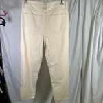 EXPRESS  Womens Jeans Size 10R Beige Distressed Denim High Rise Mom‎ Jeans Photo 10