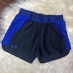 Under Armour black/royal blue athletic shorts sz XS Photo 0