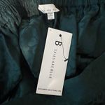 Skies Are Blue  Wide Leg Pant Size 1X Pull‎ On Satin Hunter Green Leopard NWT Photo 7