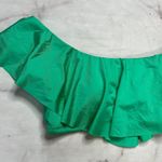 Trina Turk Monaco Off the Shoulder Bandeau Bikini Top Size 4 Green New Flounce Photo 2