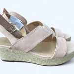 Naturalizer NEW Ursa Women's Strappy Espadrille Wedge Sandal Leather sz 9.5 M Photo 3
