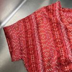 Faherty Women's Red Sanibel Basketweave Dress Photo 2