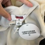 Christopher John Rodgers x Target Chevron Slip Dress Black Size 6 Photo 6