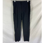 Athleta  wander slim ankle pants hiking travel black pants size 0 Photo 2