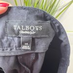 Talbots  Women's Signature Stretch Black Tie Ankle Crop Pants Size 14 Casual Chic Photo 6
