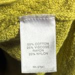 J.Jill Textured Knit Pullover Sweater Dress Green Long Sleeve Women's Medium Photo 4