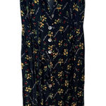 Robbie Bee Vintage 90s Blue Floral Little Flowers Script Maxi Dress cottagecore Photo 0