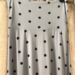 LuLaRoe  Blue Polka Dot Maxi Skirt Photo 2