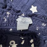 Aerie  Star Smocked Navy White Summer Dress Sun XS Photo 7