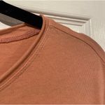 Madewell NWOT Size XS Pink Clay Short Sleeve Crew Split Hem Pocket Tee Shirt Photo 3