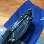 Dooney & Bourke  Mini East West Slouch Black Leather Bag Silver Accents Photo 5