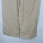 NEW Jean Jones Field Day Farm To Table Linen Pants Cream Wide Leg Size S Photo 3