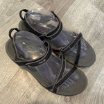 Teva  Womens Verra Size 9 Active Sport Sandals Hiking Black Gray Trail Water Photo 0