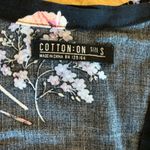 Cotton On  Black Floral Kimono S Photo 5