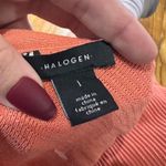 Halogen Coral cropped ribbed crop top i Photo 6