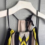 Greylin Women’s  multicolor halter White and Yellow Maxi Dress size small Photo 4