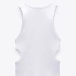 ZARA NWT X LIFE CUT OUT LIFET RIBBED T SHIRT MEDIUM BLOGGERS FAV Photo 6