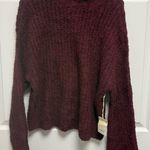 a.n.a  Women's Deep Burgundy Cowl Neck Sweater Size S Photo 0