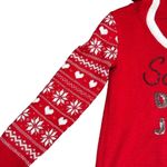 None Ugly Christmas Sweater Red Santa Dont Judge Me With Hood Photo 4