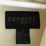 EXPRESS Double Button Front Trench Coat Ivory Womens Size M Photo 1