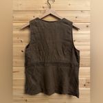 Talbots Vintage  Size Large Irish Linen V Neck Babydoll Style Tank Photo 9