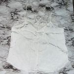 Lovestitch  | Spaghetti Strap Camisole Lace Trim Dots | White | Womens | M Photo 0