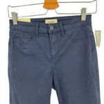 L'Agence  Margot High Rise Cropped Skinny Jeans Midnight‎ Navy Blue Size 25 Photo 3