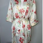 Women’s Floral 3/4 Sleeve Robe Wedding Bridal Small Pink Photo 7