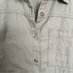 BKE Women’s Olive Green  Button Down Blouse Size S Photo 2