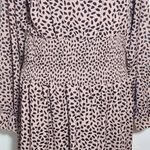 She + Sky Pink and Black Print Mini Dress Size Large Wedding Guest Dress Photo 4