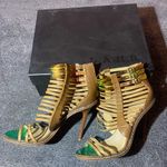 L.A.M.B. By Gwen Stefani Women’s Brook Strappy Peep Toe Sandal Heels ( 7.5‎ ) Photo 1