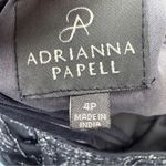 Adrianna Papell Blue Beaded Gown Womens 4P Formal Maxi Dress Box Pleat Prom Photo 14