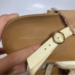 American Eagle ‎ patchwork criss cross sandals white pink tan women’s size 9 Photo 8