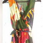Oysho  M Sleeveless Tropical Colorful Maxi Dress Photo 1