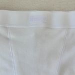 SKIMS  Cotton Rib Boxer in Snow, Size Small Photo 4