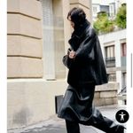 ZARA Shearling Double Faced Oversized Jacket Brown Photo 2