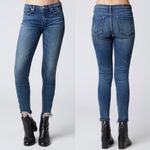 BLANK NYC  Interoffice Jeans Moto Zip Raw‎ Hem 26 Photo 1