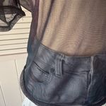 Amazon  Holographic Sheer Festival Shirt Top Photo 3