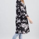 Spiritual Gangster  Black Floral Maya Kimono Photo 3