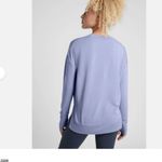 Athleta NWOT  Coaster Luxe Sweatshirt Relaxed Fit Lavender Purple Photo 5