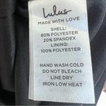 Lulus Pretty Companion Black Floral Velvet Burnout Maxi Dress Size Medium Blue Photo 6