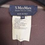 Max Mara 'S Chocolate Brown Fleece Button Down Quiet Luxury Blazer Jacket Medium Photo 6