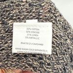 Eileen Fisher  Metallic Linen Knit Duster Cardigan Open Front Sweater Medium‎ Photo 4