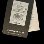 Who What Wear  Black Ruched Sheath Dress Photo 8