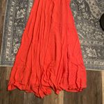 Torrid ‎ 1X Pink Maxi Sundress Flowy Challis Trapeze Boho Casual Summer Dress Photo 8