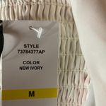 CeCe Women's Sleeveless Linen Blend Tiered Maxi Sundress New Ivory Sz Medium NWT Photo 7