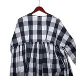 Veritecoeur Black White Gingham Cotton Dress One Size Size undefined Photo 5